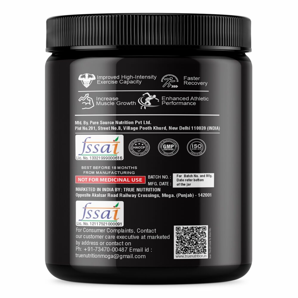 Creatine 250gm Black Series - Image 3
