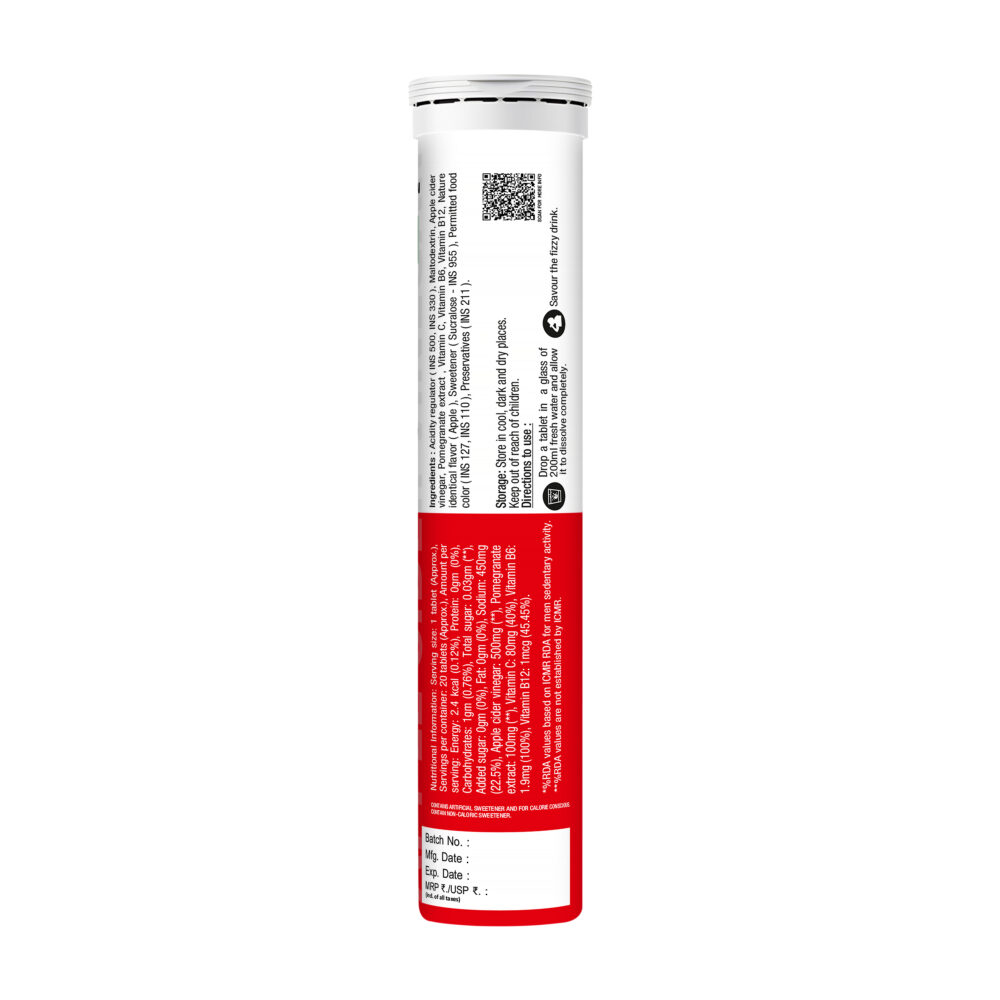 Apple Cider Vinegar Effervescent Tablets - Image 2